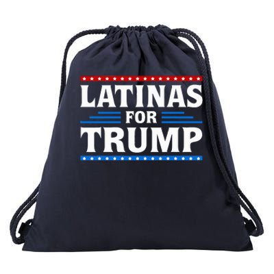 Latinas For Trump 2024 Election Drawstring Bag