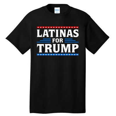 Latinas For Trump 2024 Election Vote Latina Republican Tall T-Shirt