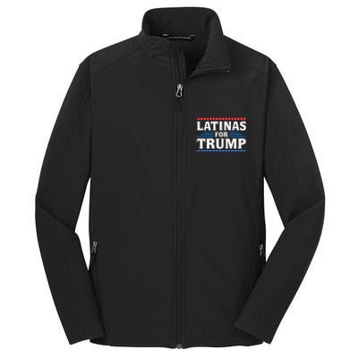 Latinas For Trump 2024 Election Vote Latina Republican Core Soft Shell Jacket