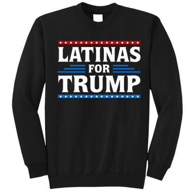 Latinas For Trump 2024 Election Vote Latina Republican Tall Sweatshirt