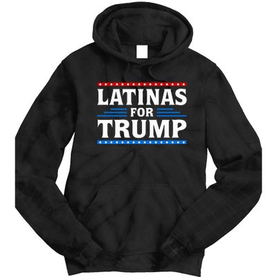 Latinas For Trump 2024 Election Vote Latina Republican Tie Dye Hoodie