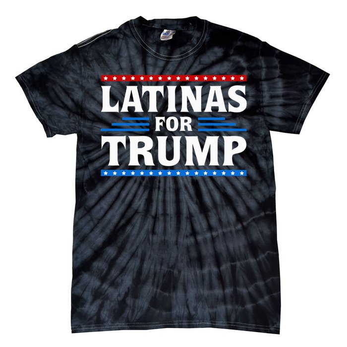 Latinas For Trump 2024 Election Vote Latina Republican Tie-Dye T-Shirt