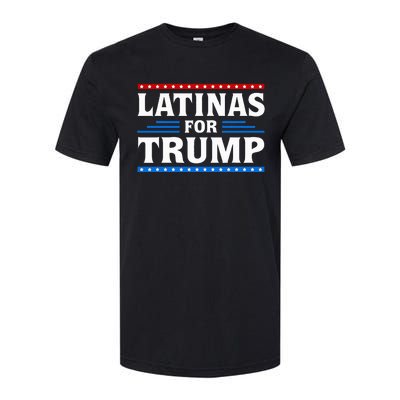 Latinas For Trump 2024 Election Vote Latina Republican Softstyle CVC T-Shirt