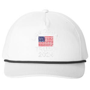 Latinos For Trump 2024 Snapback Five-Panel Rope Hat