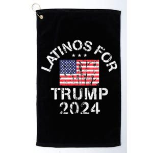 Latinos For Trump 2024 Platinum Collection Golf Towel