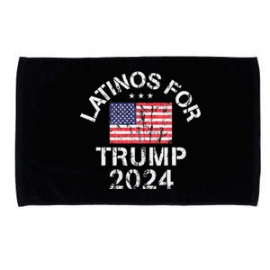 Latinos For Trump 2024 Microfiber Hand Towel