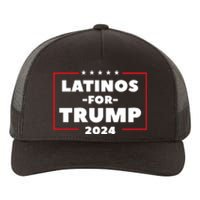 Latinos For Trump 2024 Yupoong Adult 5-Panel Trucker Hat