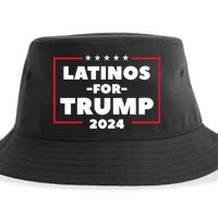 Latinos For Trump 2024 Sustainable Bucket Hat