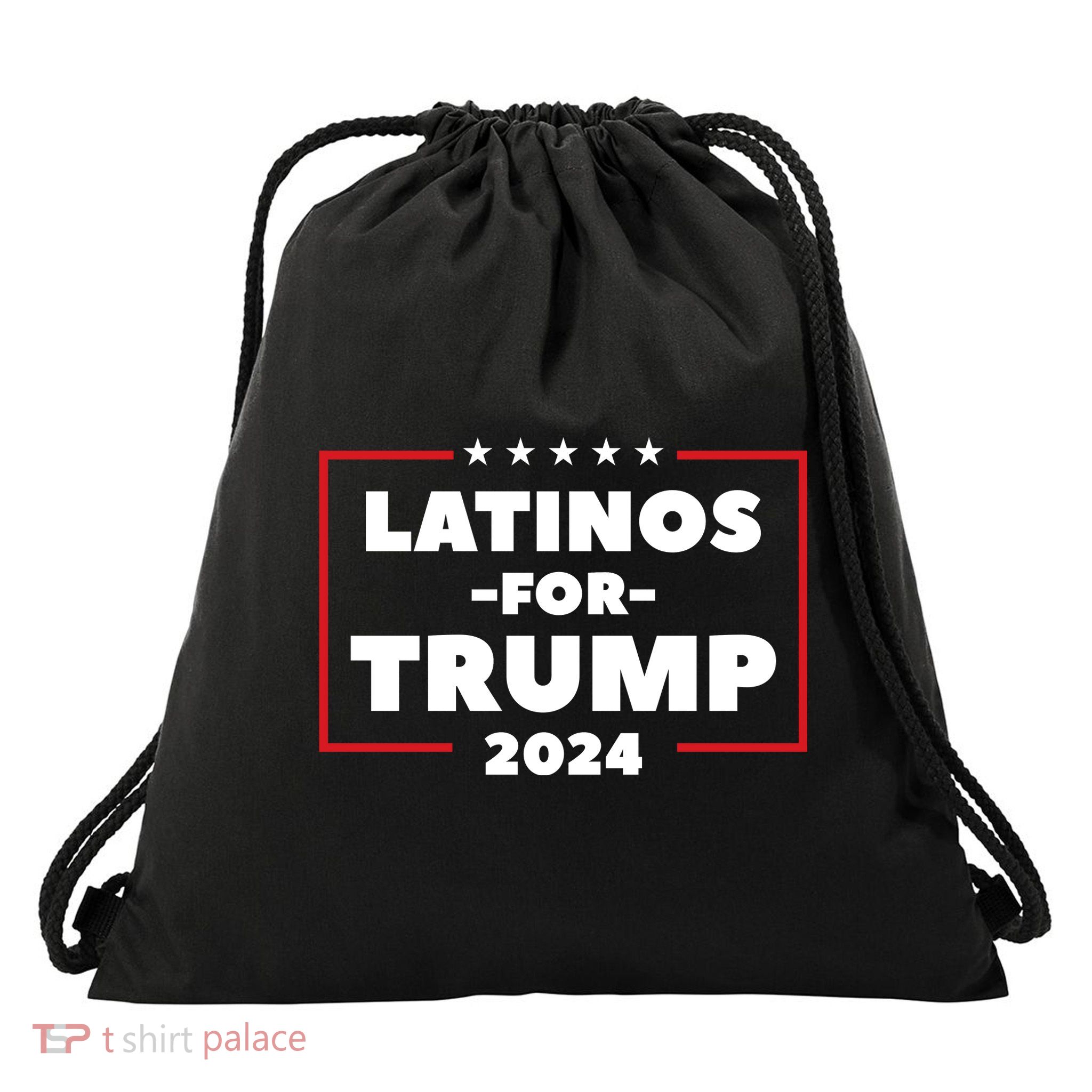 Latinos For Trump 2024 Drawstring Bag