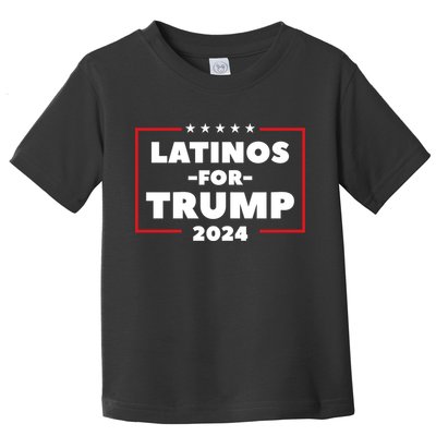 Latinos For Trump 2024 Toddler T-Shirt