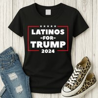Latinos For Trump 2024 Womens T-Shirt