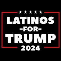 Latinos For Trump 2024 Womens T-Shirt