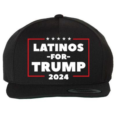 Latinos For Trump 2024 Wool Snapback Cap