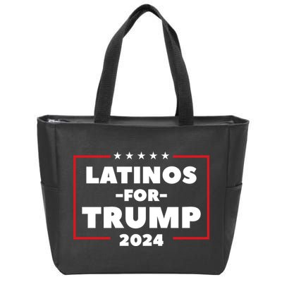 Latinos For Trump 2024 Zip Tote Bag