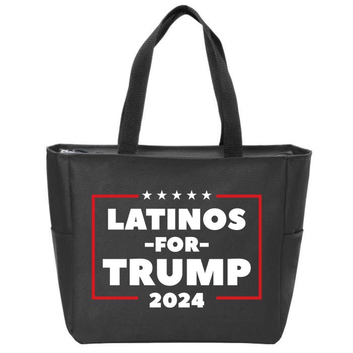 Latinos For Trump 2024 Zip Tote Bag