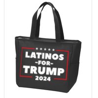 Latinos For Trump 2024 Zip Tote Bag