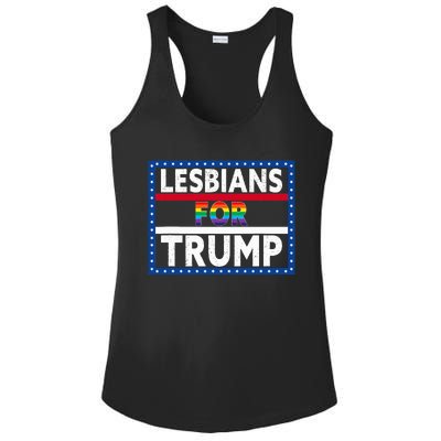 Lesbians For Trump 2024 President Election Vote Trump Ladies PosiCharge Competitor Racerback Tank