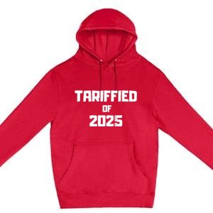 Looking Forward To Steel Tariffs In 2025 Raglan Premium Pullover Hoodie