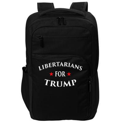 Libertarians For Trump Party Independent Red Wave Impact Tech Backpack