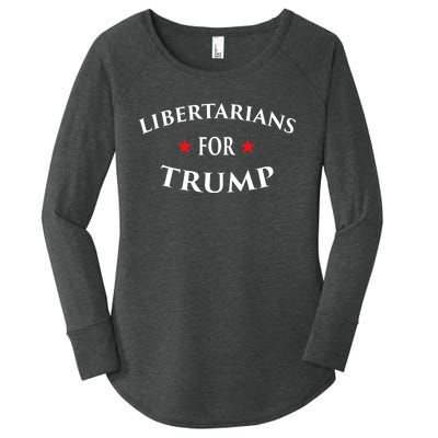 Libertarians For Trump Party Independent Red Wave Women's Perfect Tri Tunic Long Sleeve Shirt