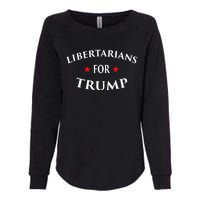 Libertarians For Trump Party Independent Red Wave Womens California Wash Sweatshirt