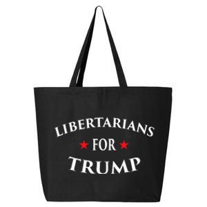 Libertarians For Trump Party Independent Red Wave 25L Jumbo Tote