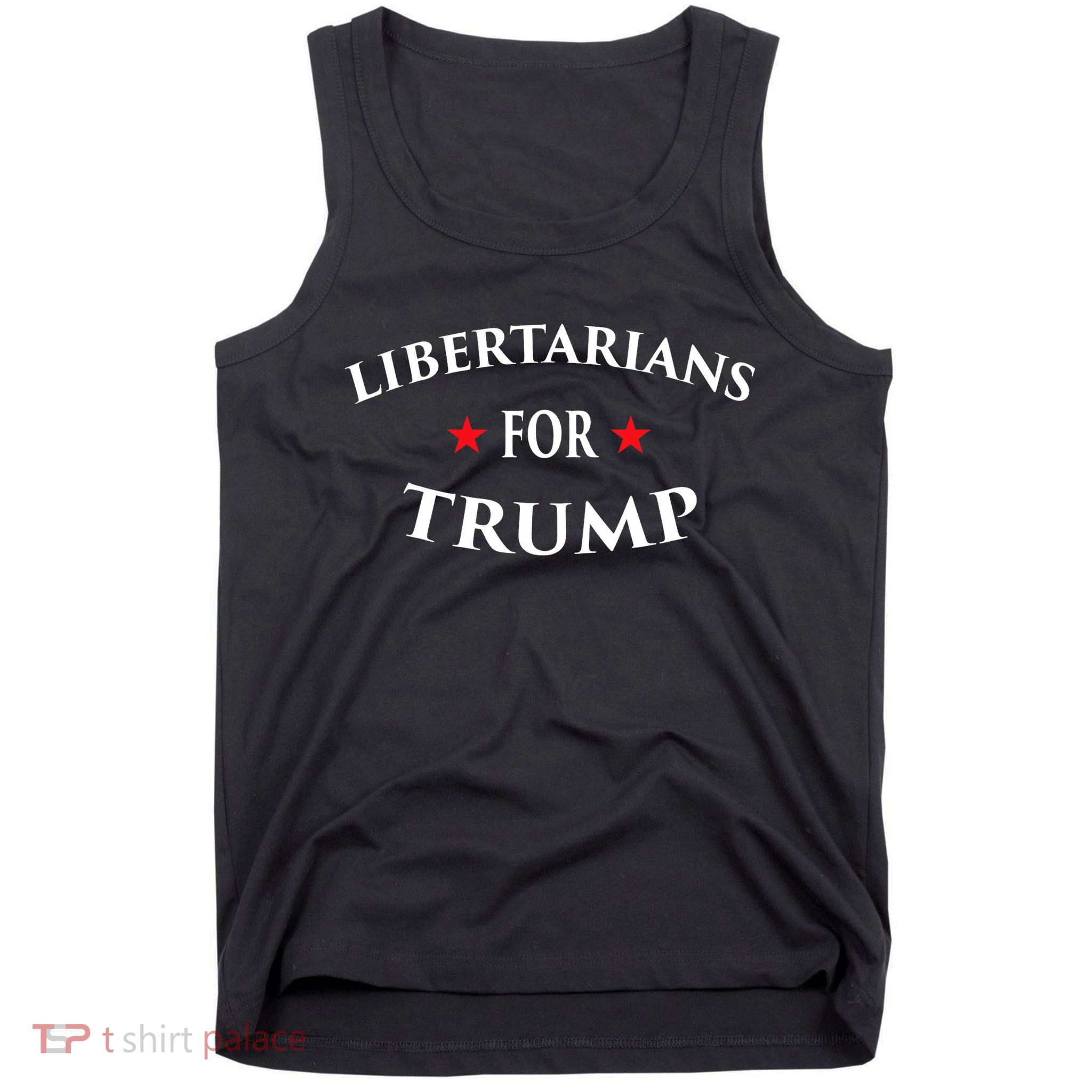 Libertarians For Trump Party Independent Red Wave Tank Top
