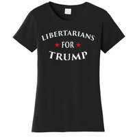 Libertarians For Trump Party Independent Red Wave Women's T-Shirt