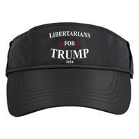 Libertarians For Trump 2024 Adult Drive Performance Visor