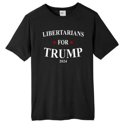 Libertarians For Trump 2024 Tall Fusion ChromaSoft Performance T-Shirt