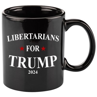 Libertarians For Trump 2024 11oz C Handle Ceramic Mug