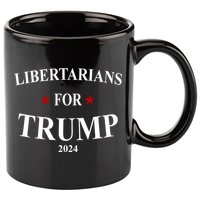 Libertarians For Trump 2024 11oz C Handle Ceramic Mug