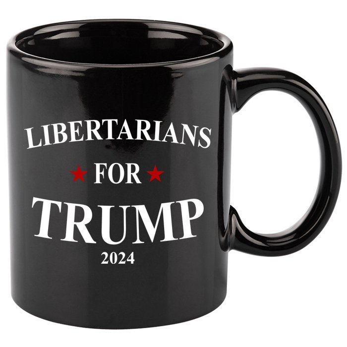 Libertarians For Trump 2024 11oz C Handle Ceramic Mug
