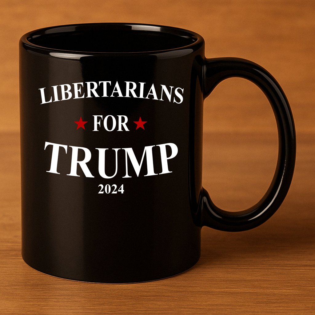 Libertarians For Trump 2024 11oz C Handle Ceramic Mug