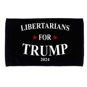 Libertarians For Trump 2024 Microfiber Hand Towel