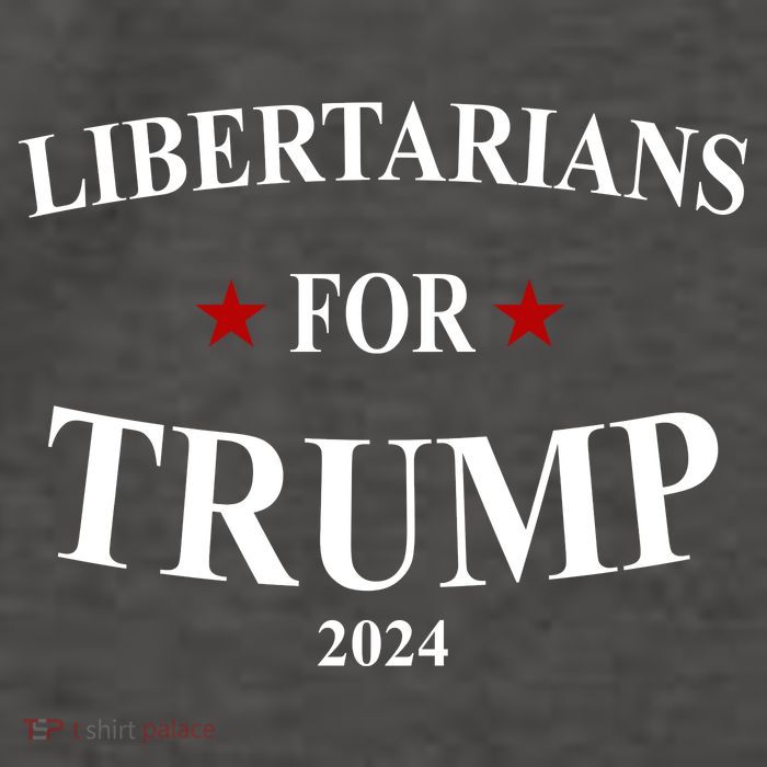 Libertarians For Trump 2024 Vector Backpack