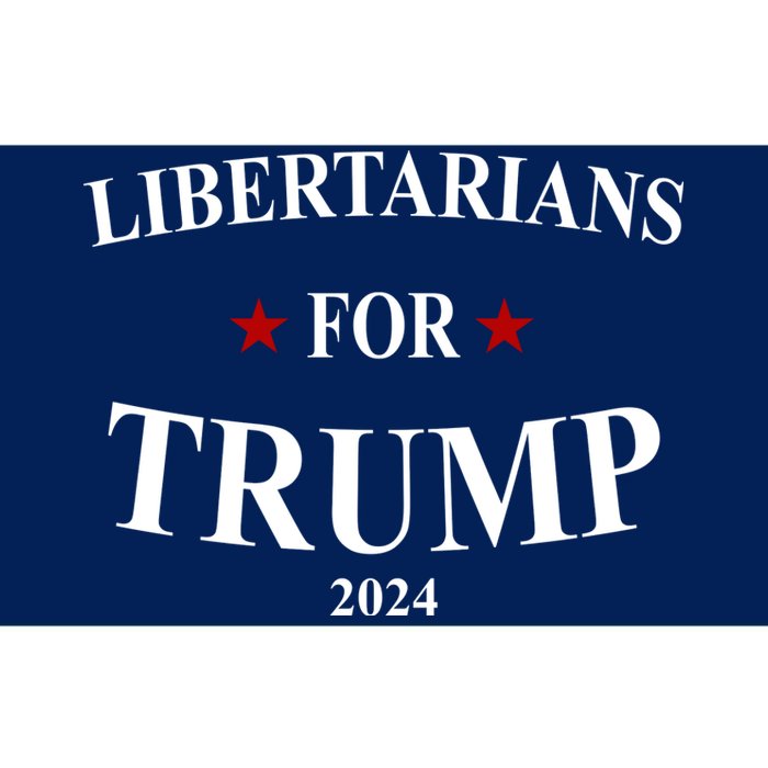 Libertarians For Trump 2024 Bumper Sticker