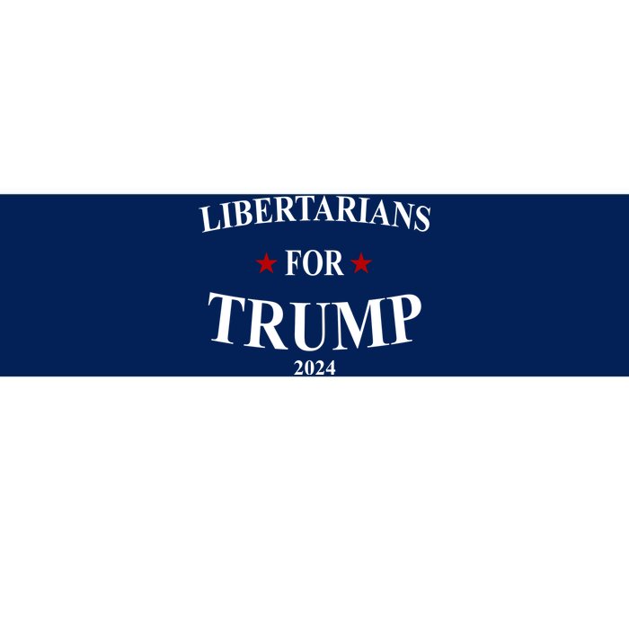 Libertarians For Trump 2024 Bumper Sticker