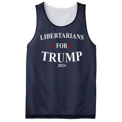 Libertarians For Trump 2024 Mesh Reversible Basketball Jersey Tank