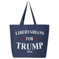 Libertarians For Trump 2024 25L Jumbo Tote