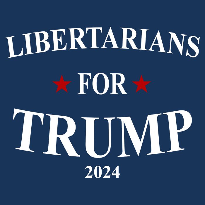 Libertarians For Trump 2024 25L Jumbo Tote