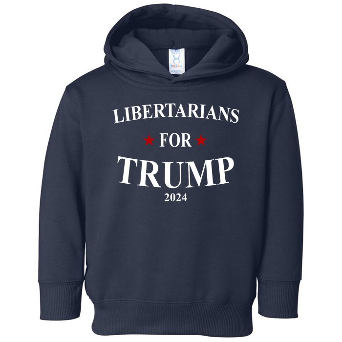 Libertarians For Trump 2024 Toddler Hoodie