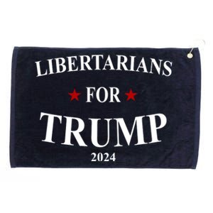 Libertarians For Trump 2024 Grommeted Golf Towel