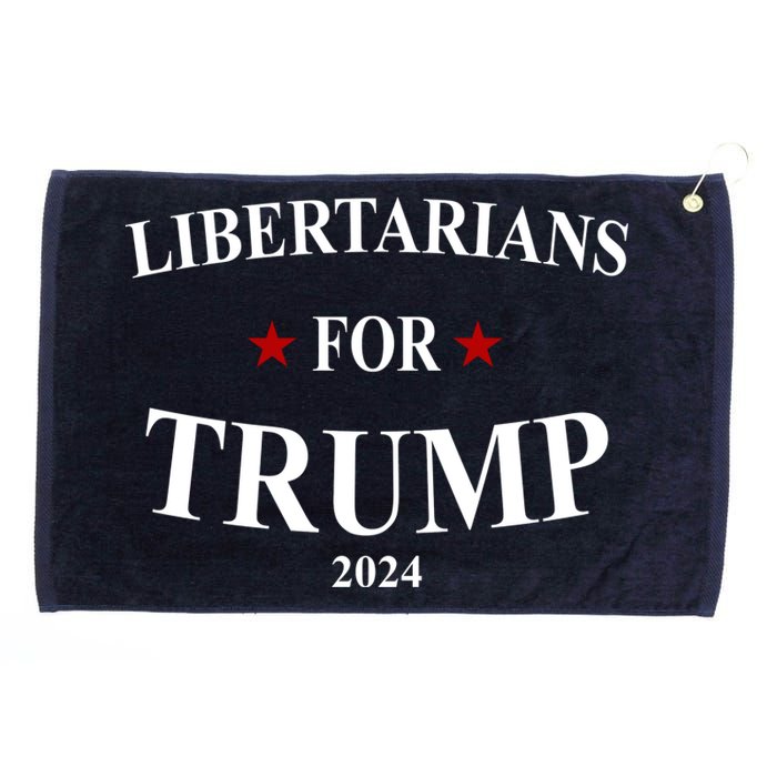 Libertarians For Trump 2024 Grommeted Golf Towel