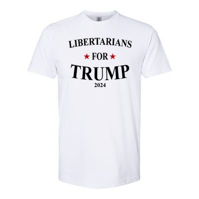 Libertarians For Trump 2024 Softstyle CVC T-Shirt