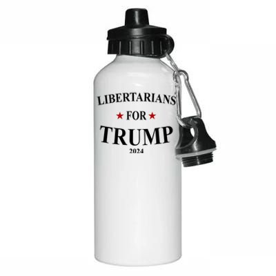 Libertarians For Trump 2024 Aluminum Water Bottle