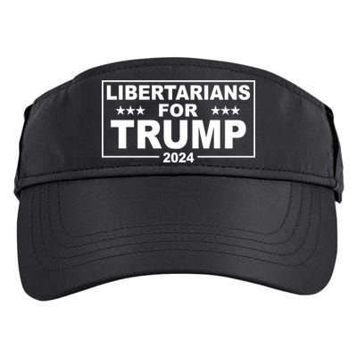 Libertarians For Trump 2024 Political Adult Drive Performance Visor