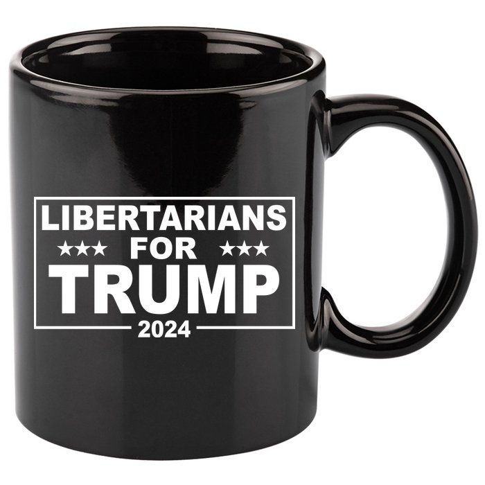Libertarians For Trump 2024 Political 11oz C Handle Ceramic Mug