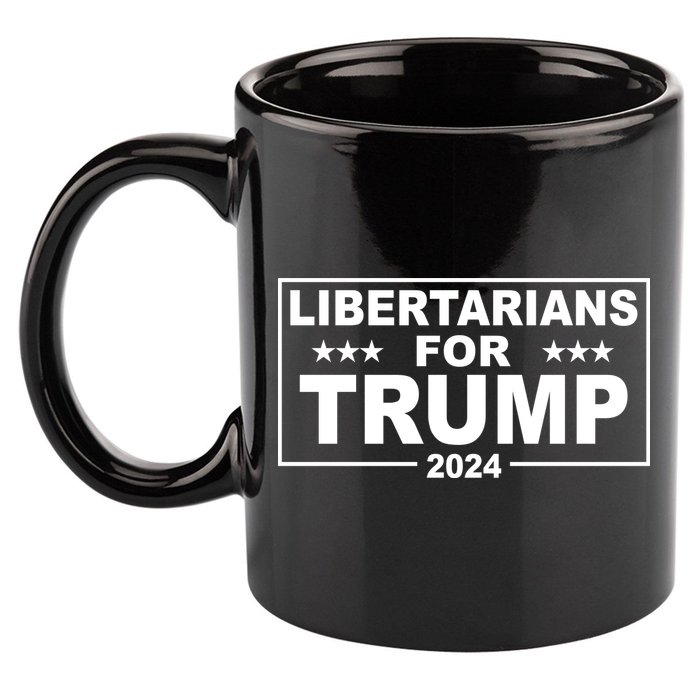 Libertarians For Trump 2024 Political 11oz C Handle Ceramic Mug