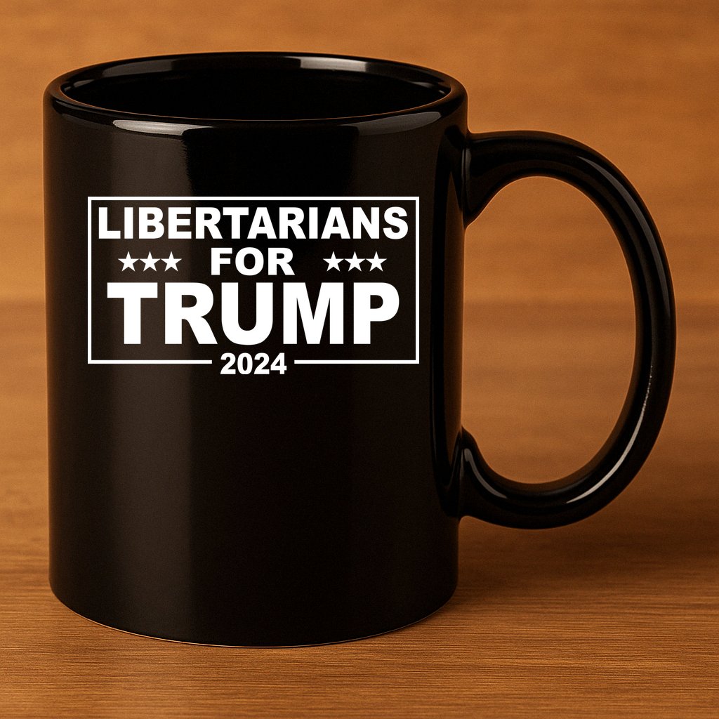Libertarians For Trump 2024 Political 11oz C Handle Ceramic Mug